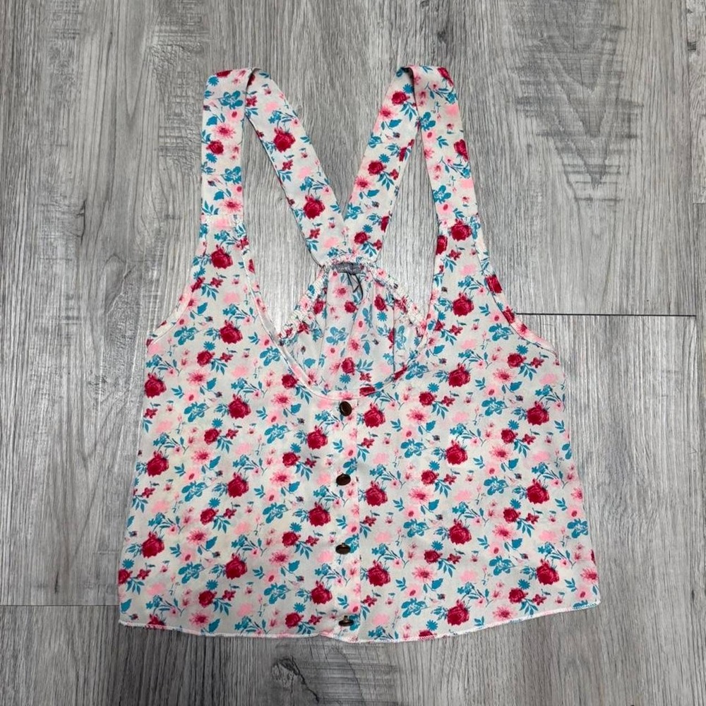 Charlotte Russe Floral Tank Top Women XS